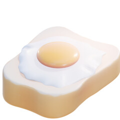 fried egg on bread 🍞 background