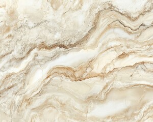 Naklejka premium White and Beige Marble Texture - Natural Stone Background