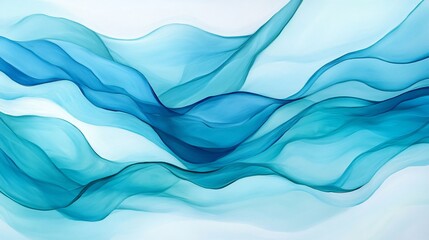 Abstract Blue Waves