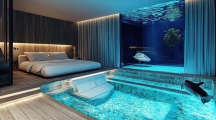 Luxury Underwater Bedroom