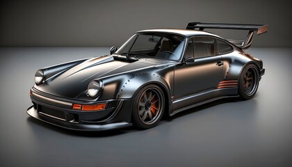 Obraz premium wallpaper image of an elegant modified car
