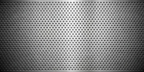 Sleek perforated metal surface with modern geometric pattern design, metal, surface, abstract, texture, perforated