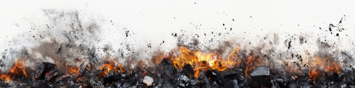 Burning Charcoal Explosion