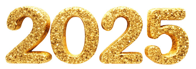 Glittering Numbers for New Year Celebration 2025