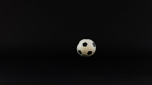 Bouncing Soccer Ball in Motion