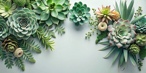 Modern botanical s featuring trendy floral elements such as succulents, eucalyptus, and monstera leaves , botanical, s