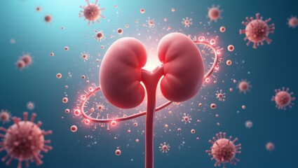 Human Kidneys Under Attack by Viruses