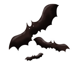 halloween bat and bats