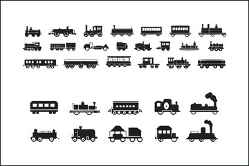 Train Silhouette SVG Bundle | Locomotive & Railroad Clipart | Digital Download for Crafts & Decor

Vintage Train Vector Pack | Steam Locomotive & Train Tracks SVG | Printable Clipart for DIY Projects
