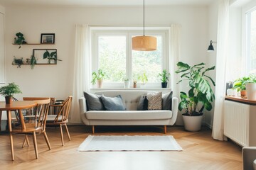 Fototapeta premium A Delightful Living Room Design