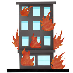 Building fire 