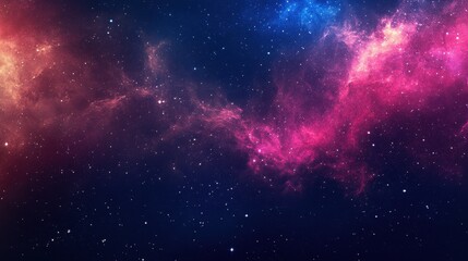 Vibrant Cosmic Nebula: Celestial Splendor in the Stellar Expanse