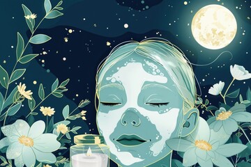 A person with a face mask holds a glass of milk, highlighting the importance of hygiene during cold and flu season