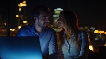 couple in night club