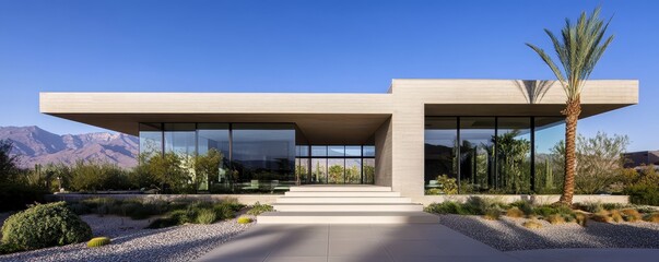 Fototapeta premium Bold Shapes of Geometric Modern Architecture Embracing Sustainable Materials for a Greener Future