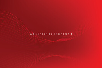 abstract red gradient background with wavy lines