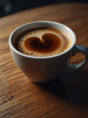 A cup of coffee sits invitingly in a cozy space.