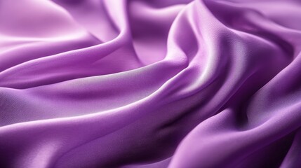Obraz premium Close up of soft textured purple fabric highlighting graceful folds and ripples ideal for use in fashion and interior design