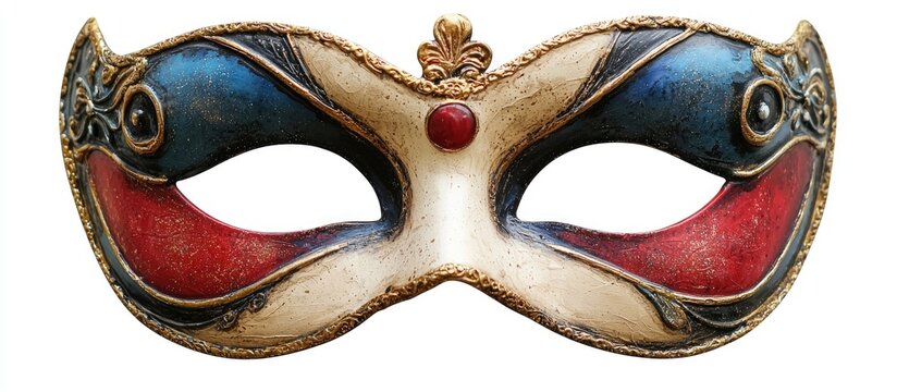 Isolated Carnival Mask