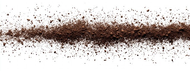 Brown Powder Texture Close-up