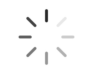 Loading bar status icon. Vector illustration. Vector loaded icons. Download progress. Donload or Upload.