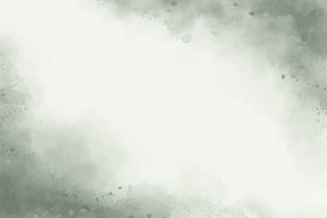 Pastel Green Watercolor Background. Neutral light green watercolor textured backdrop with space for text.