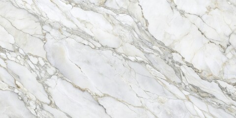 Obraz premium High Resolution White Carrara Marble Texture Background for Design Projects, Elegant Marble Pattern for Luxury Interior and Product Photography, Perfect for Websites and Print Media