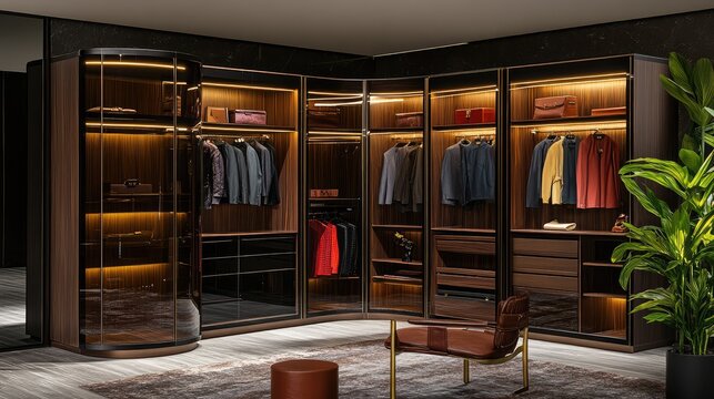 Modern Luxury Wardrobe Design with Elegant Features