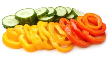 Colorful Sliced Vegetables for Healthy Meals
