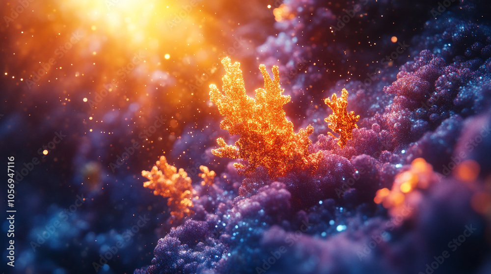 Canvas Prints visualization of space