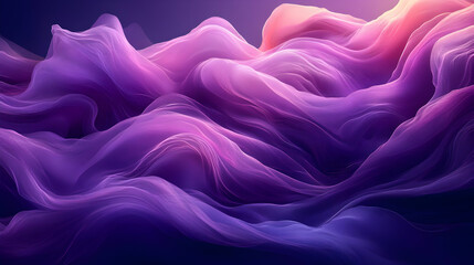 Fototapeta premium Abstract Background with Wavy Purple and Pink Lines