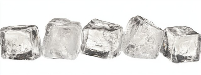 Obraz premium Clear Ice Cubes