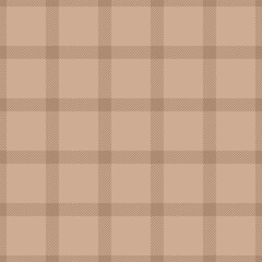 Window texture pattern plaid, mesh vector textile fabric. Tissue background tartan seamless check in orange and light colors.