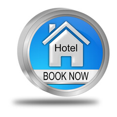 Buy now Hotel Button - 3D illustration