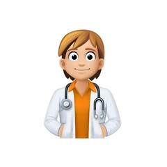 Fototapeta premium Doctor Emoji 