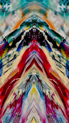 Abstract background art . Ethnic pattern. Mixtures of oil paint. Trendy hand painting canvas. Wall decor and Wall art prints Idea. 3D Texture. Art object