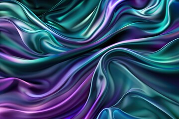 Obraz premium A colorful piece of fabric with a purple and blue hue