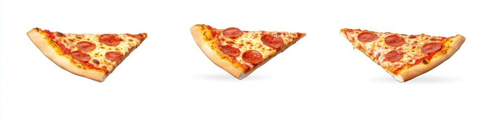 Pepperoni Pizza Slice Close Up