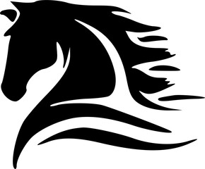 horse logo template png