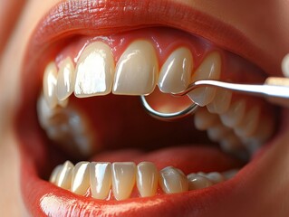 Dentist examining teeth during consultation Get expert advice and ensure optimal oral health Schedule a consultation today and discuss your dental concerns with a qualified professional We provide