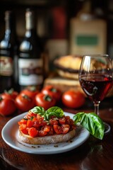 Italian Bistro-Style Wine and Appetizers