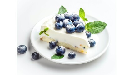 Blueberry Cheesecake with Whipped Cream