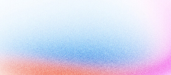 Pink blue orange gradient on transparent background