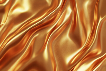 golden silk background AI generated 
