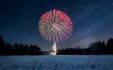 fireworks over the lake