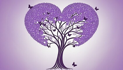 Lavender Ribbon of Hope: A Symbol for Cancer and Alzheimer's Awareness on Earth Day
