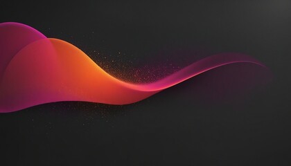 Vibrant Magenta and Orange Gradient with Grainy Texture for Dark Website Header