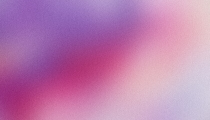 Soft and textured background with a grainy gradient fading from purple to pink and white