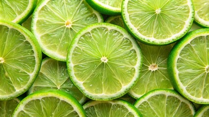 Background with lime slices.