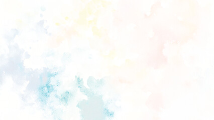 Colorful and bright watercolor background texture with grunge watercolor splashes, Abstract bright and shinny lovely soft color watercolor background, Beautiful and light color colorful background.